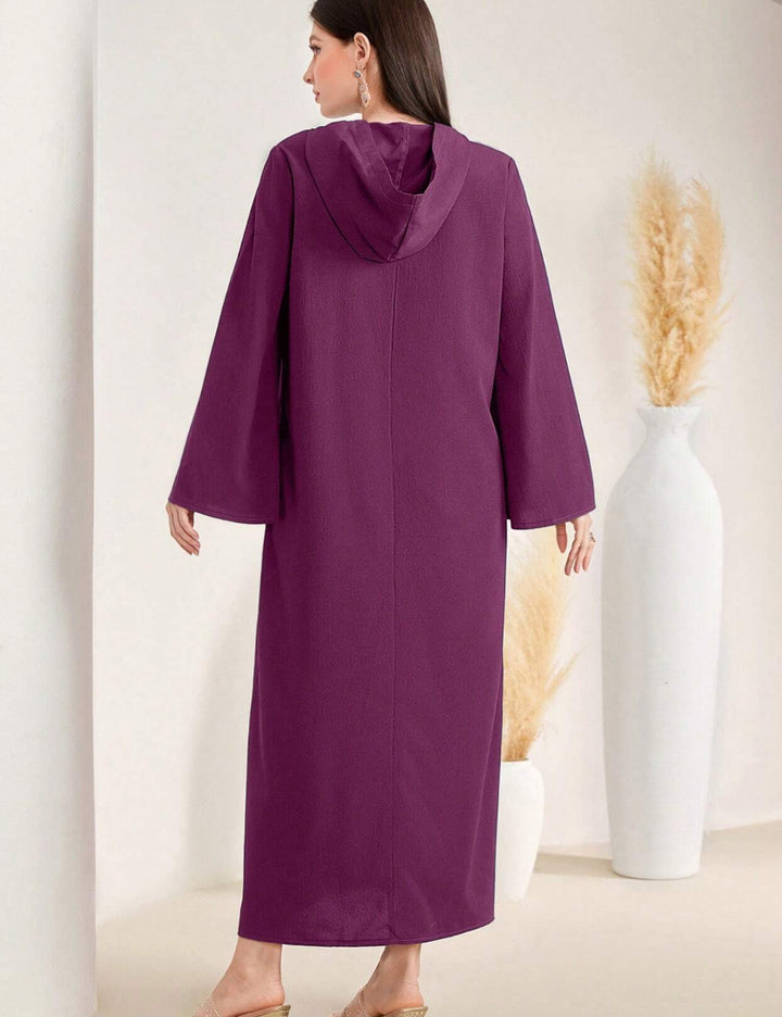 Shein lila midi ruha