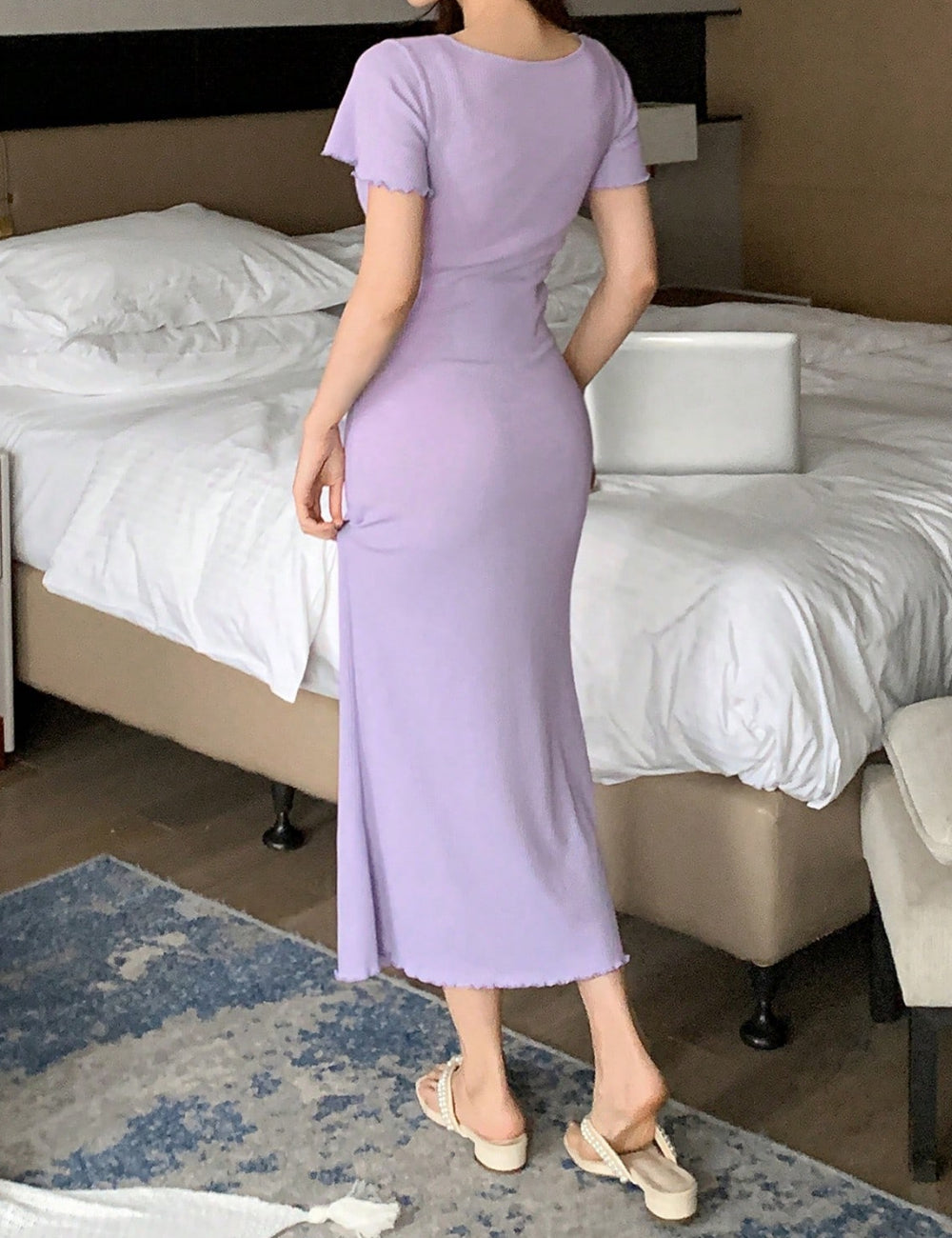 Rochie midi Shein, mov