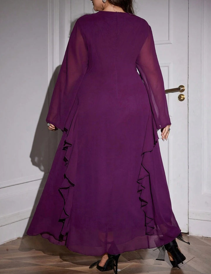 Shein midi ruha, lila