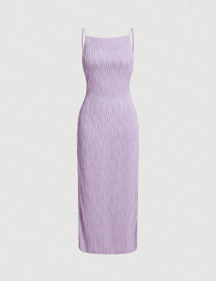 Shein midi ruha, lila