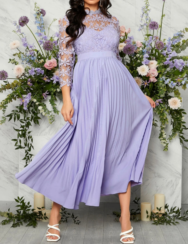 SHEIN lila midiruha
