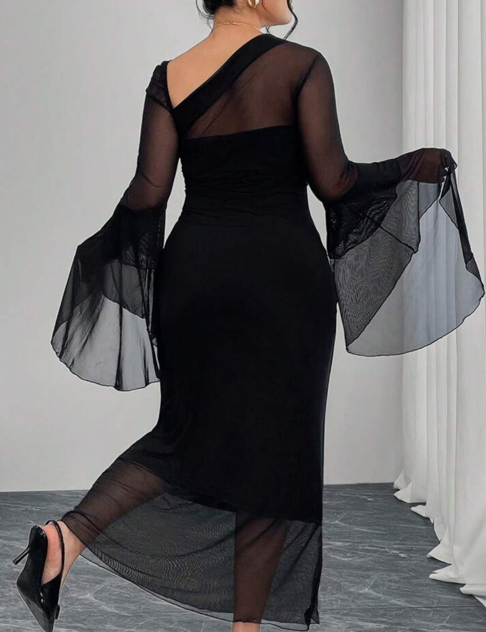 Rochie midi Shein, negru