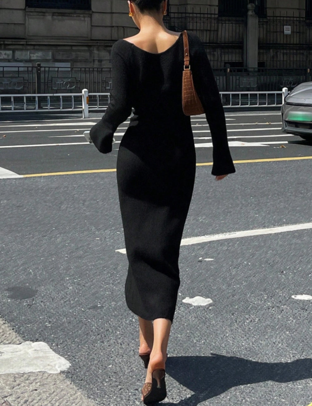 Rochie midi Shein, negru