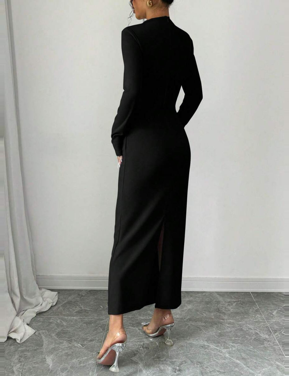 Rochie midi Shein, negru