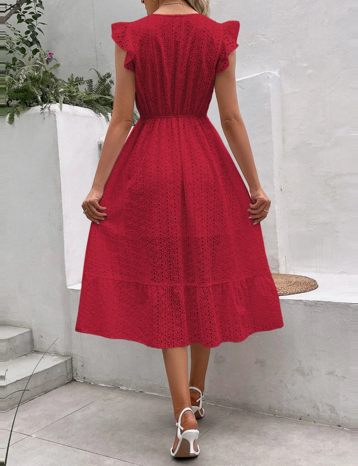 Rochie midi Shein, roșu