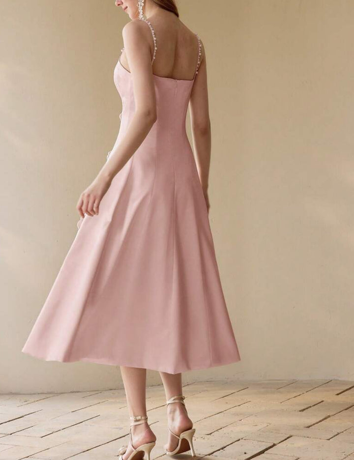 Rochie midi Shein MOTF, roz