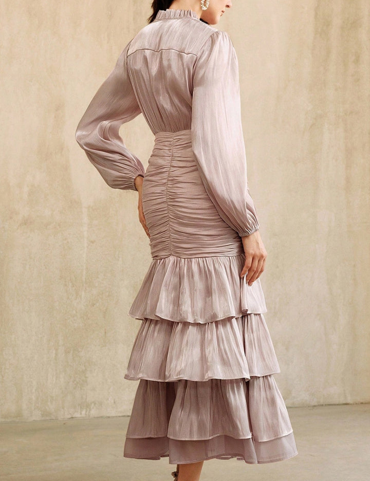 Rochie midi Shein Anewsta, roz