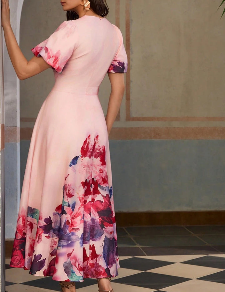 Rochie midi Shein MOTF, roz