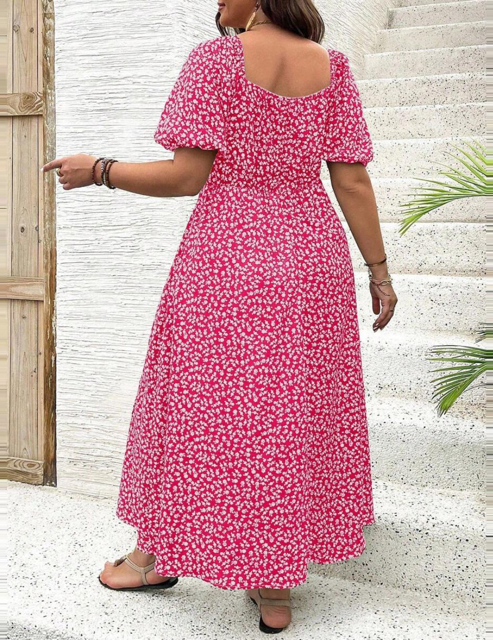 Rochie midi Shein, roz