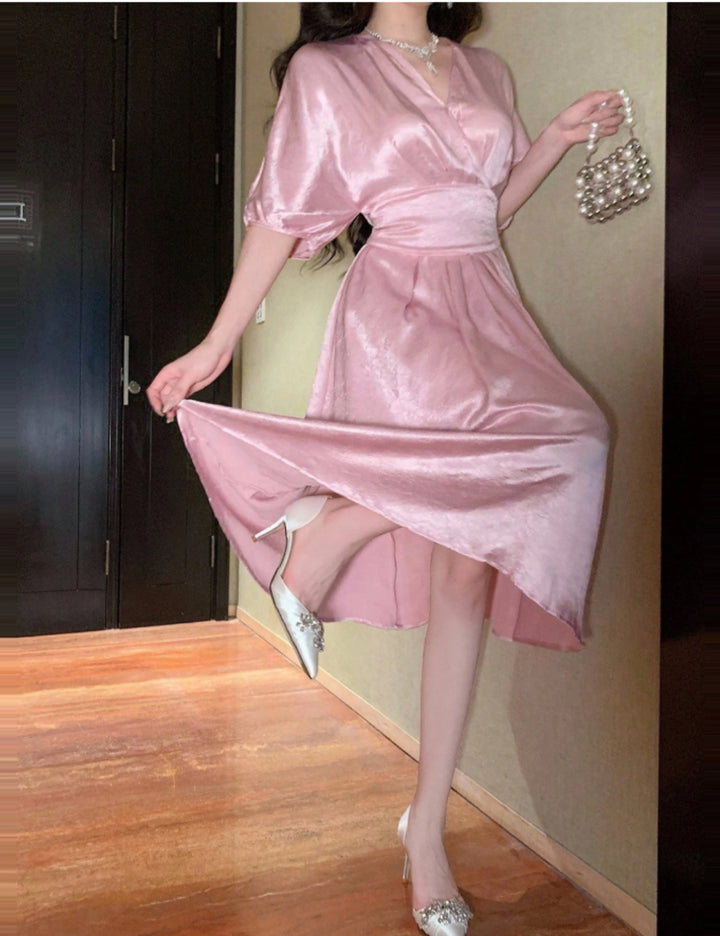 Rochie midi Shein DAZY, roz