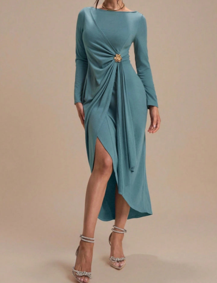 Rochie midi SHEIN, turcoaz
