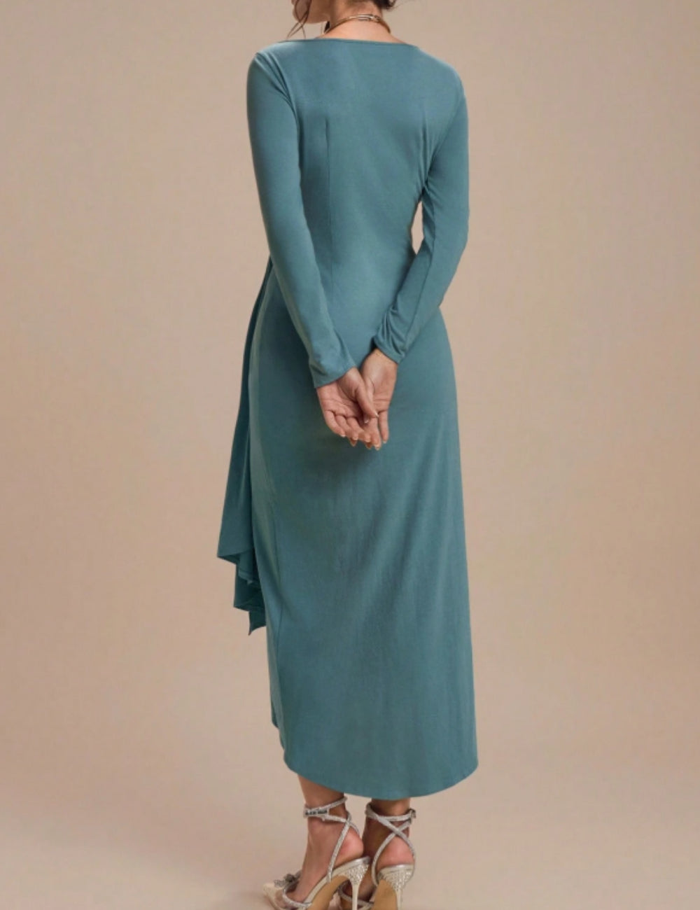 Rochie midi SHEIN, turcoaz