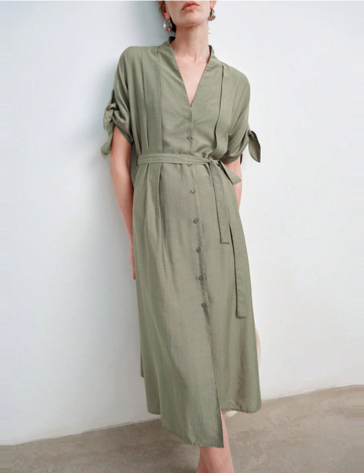 Rochie midi Shein, verde