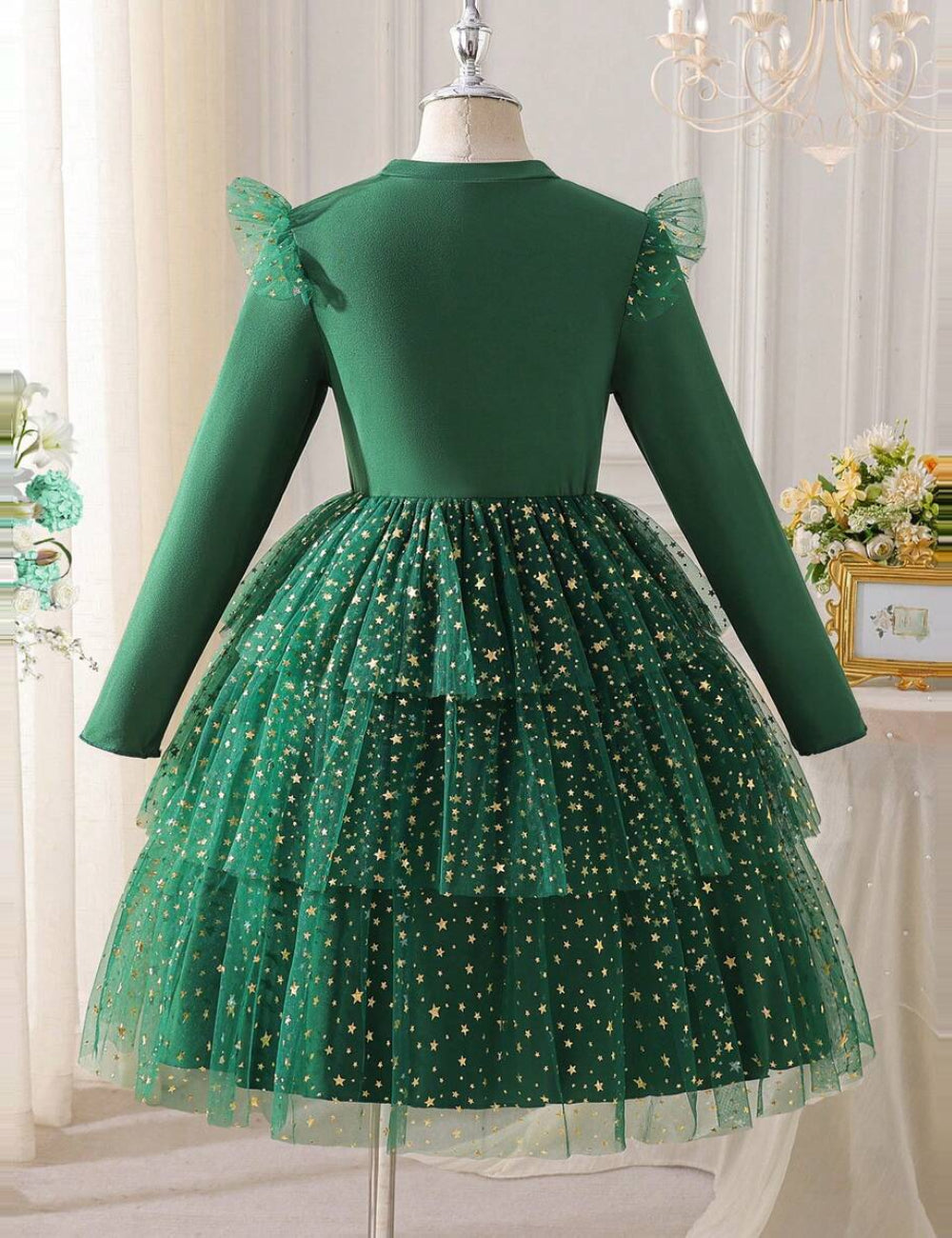 Rochie midi Shein, verde