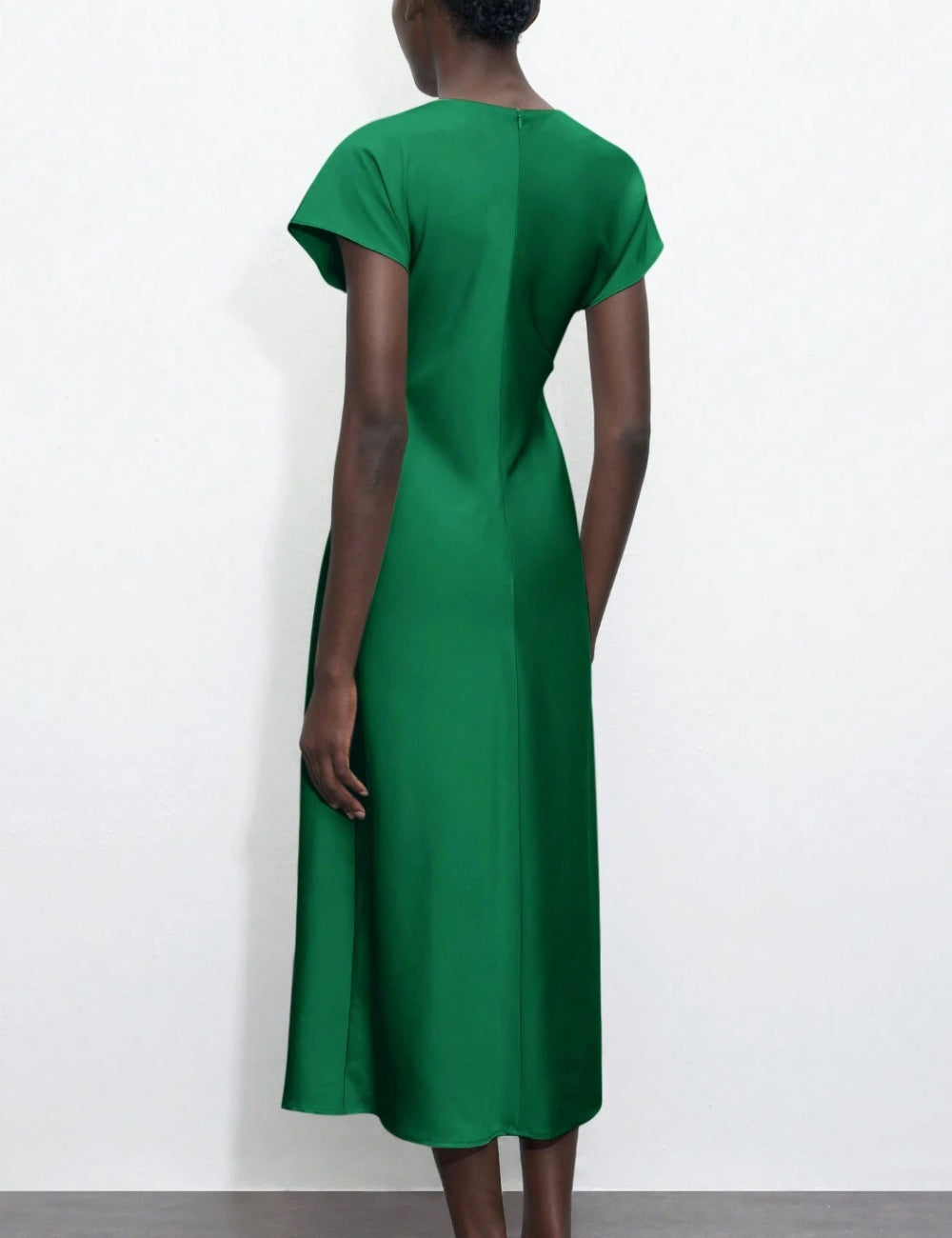 Rochie midi Shein, verde