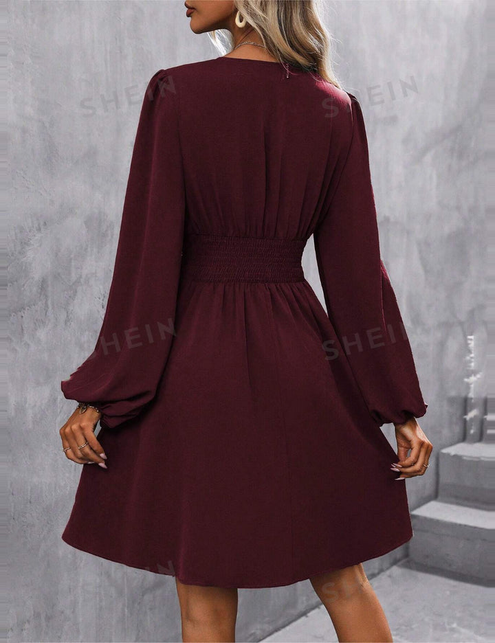 Rochie midi Shein, vișiniu