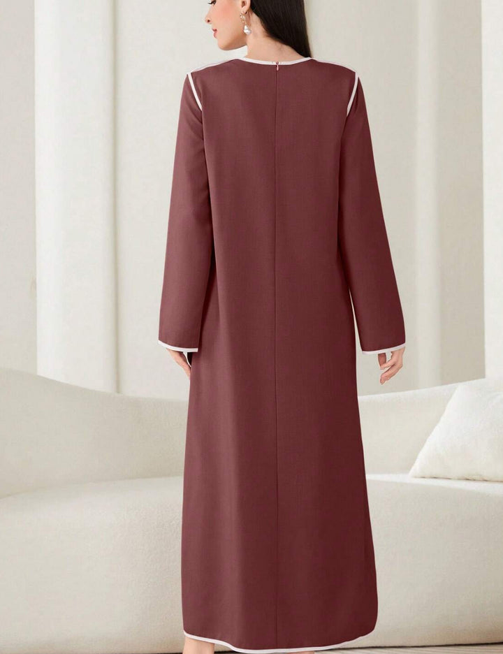 Rochie midi Shein, vișiniu