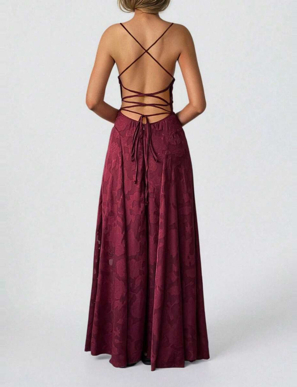 Rochie midi Shein, vișiniu