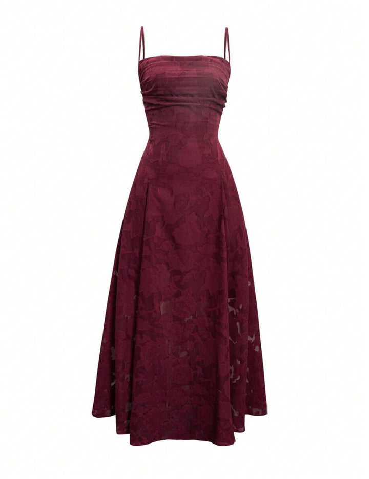 Rochie midi Shein, vișiniu