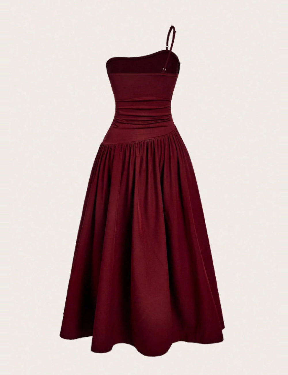 Rochie midi Shein Curve+, vișiniu