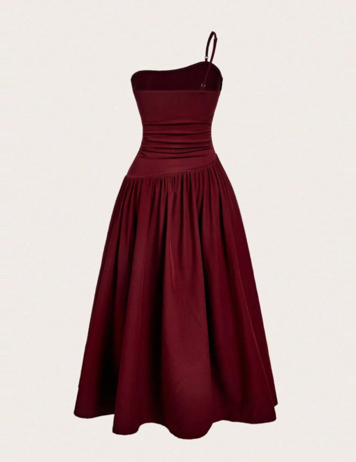 Rochie midi Shein Curve+, vișiniu