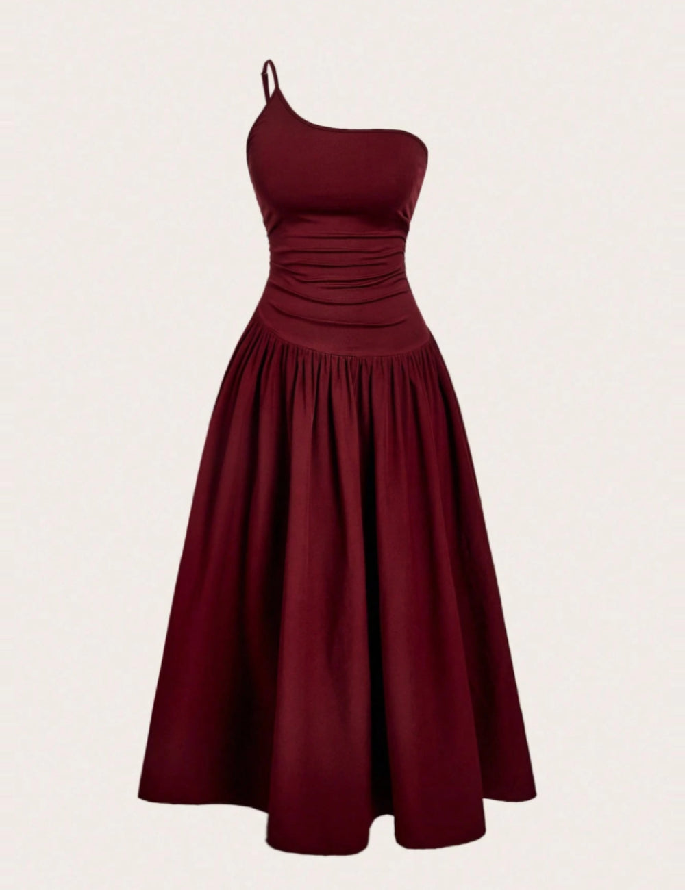 Rochie midi Shein Curve+, vișiniu