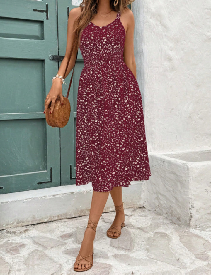 Rochie midi Shein, vișiniu