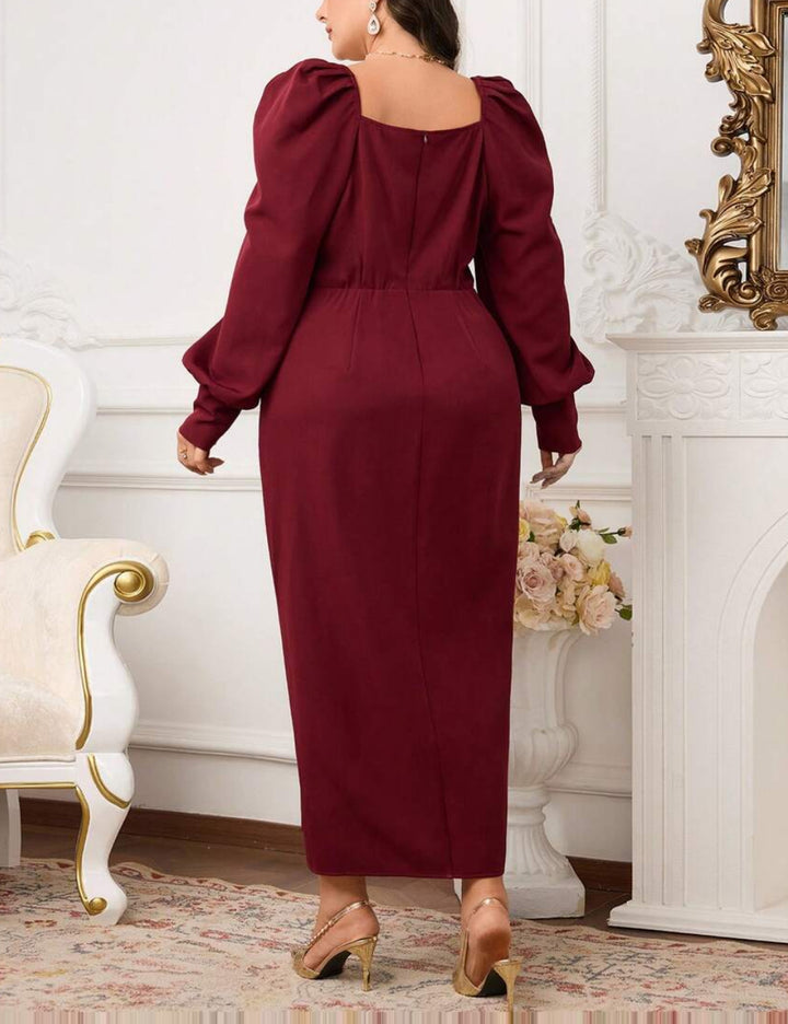 Rochie midi SHEIN, vișiniu