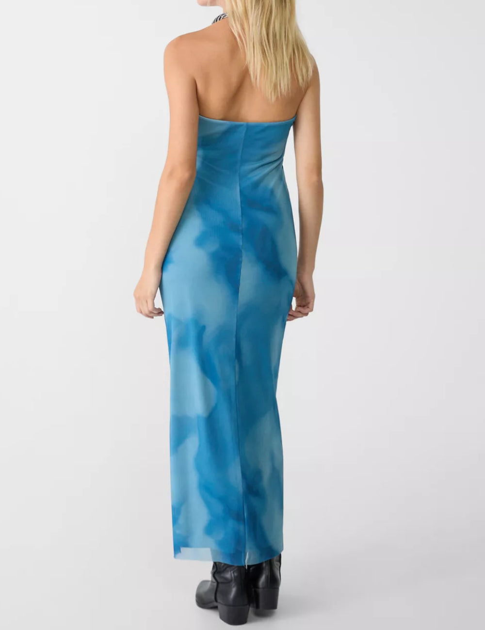 Stradivarius midi ruha, kék