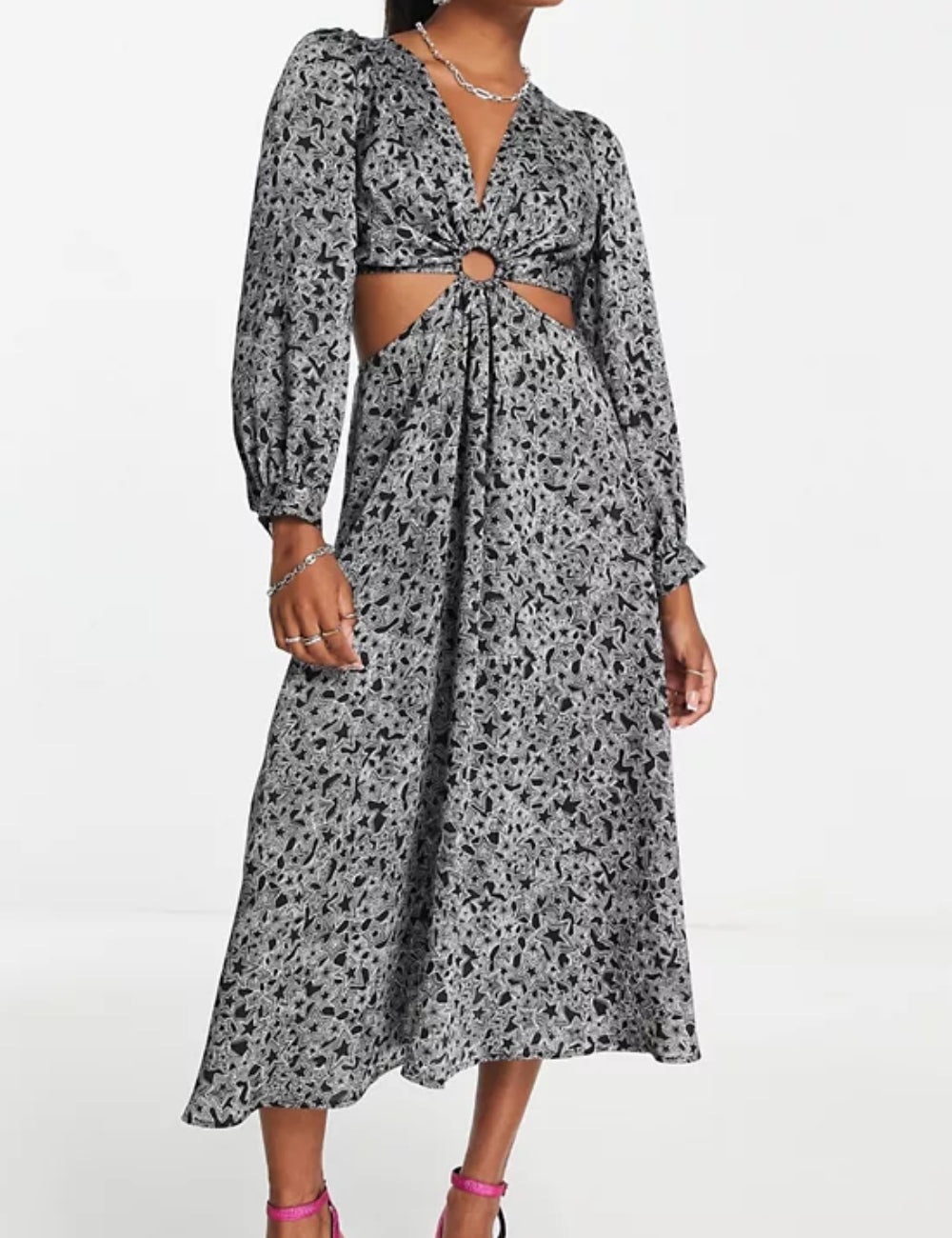Topshop midi ruha, vegyes színek