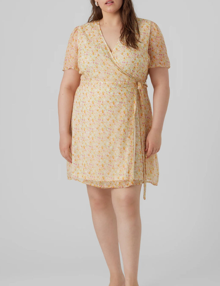 Vero Moda midi ruha, színkeverék