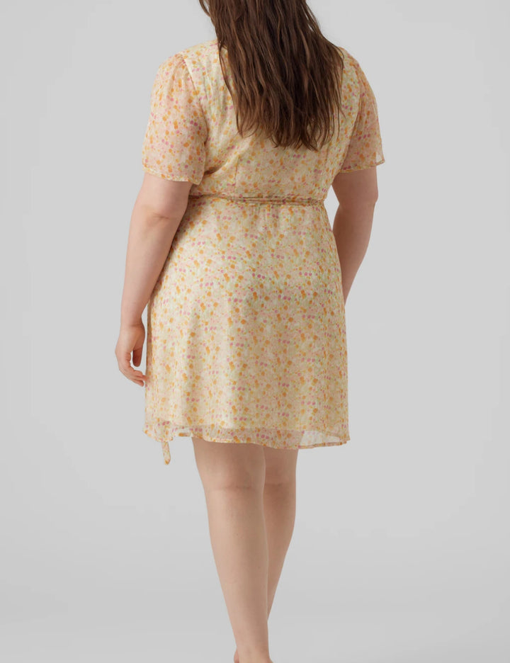 Vero Moda midi ruha, színkeverék