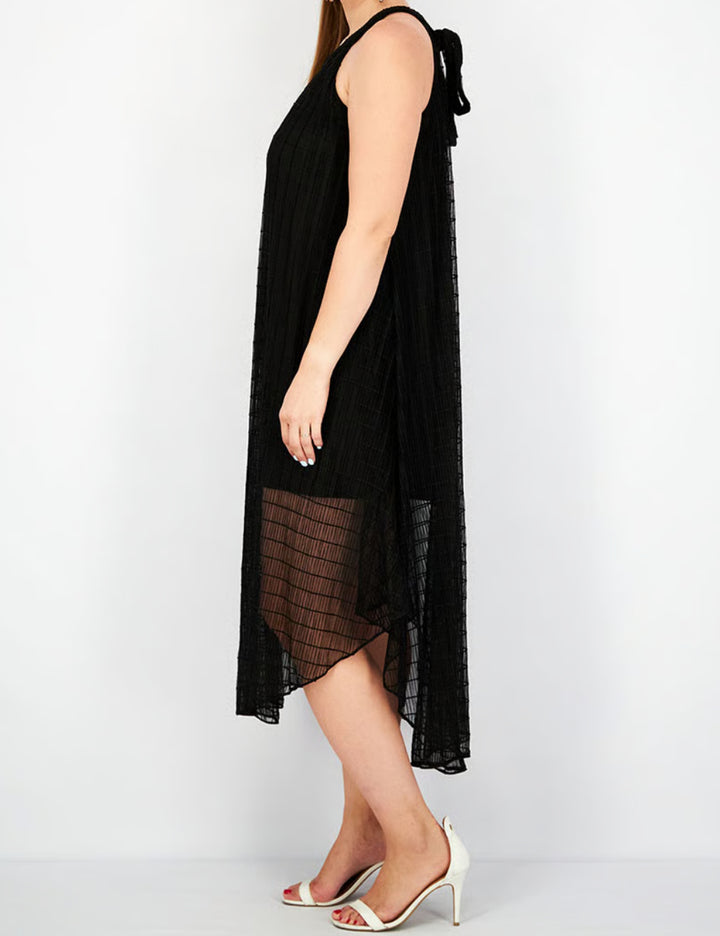 Vero Moda midi ruha, fekete