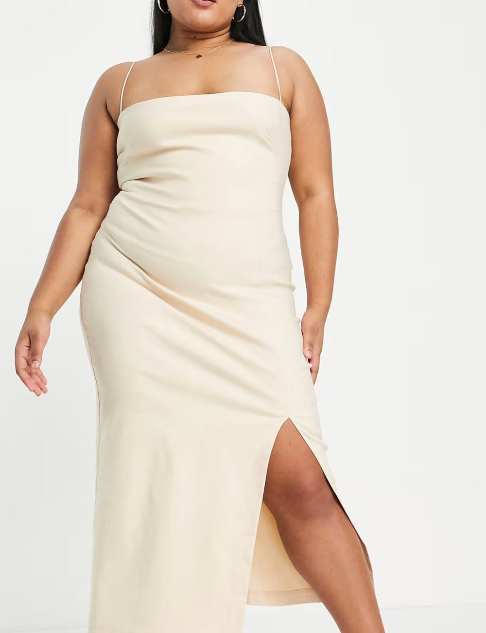 Rochie midi Vesper, bej