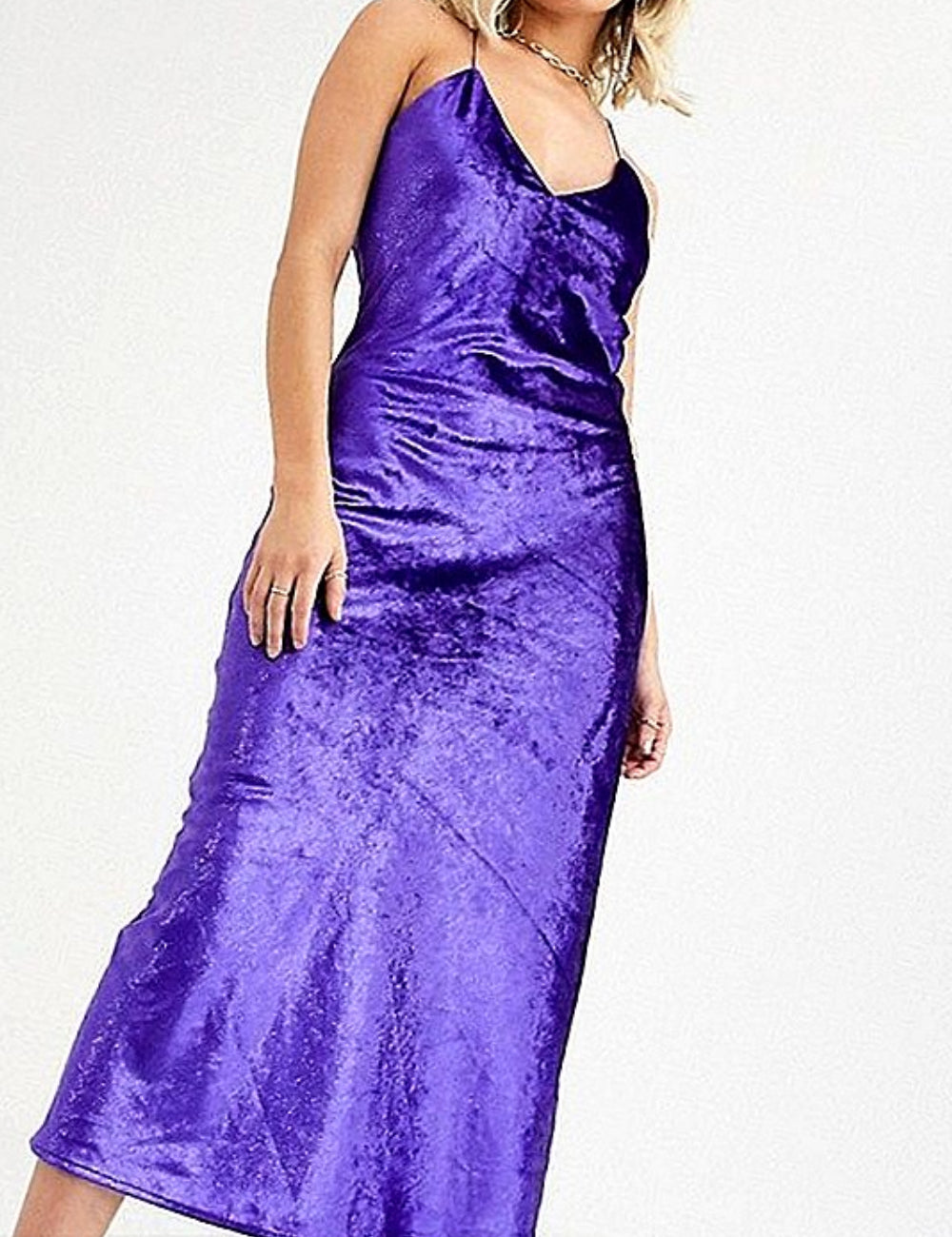 Vestire midi ruha, lila