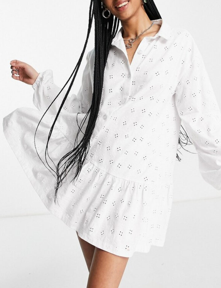 ASOS mini ruha, fehér