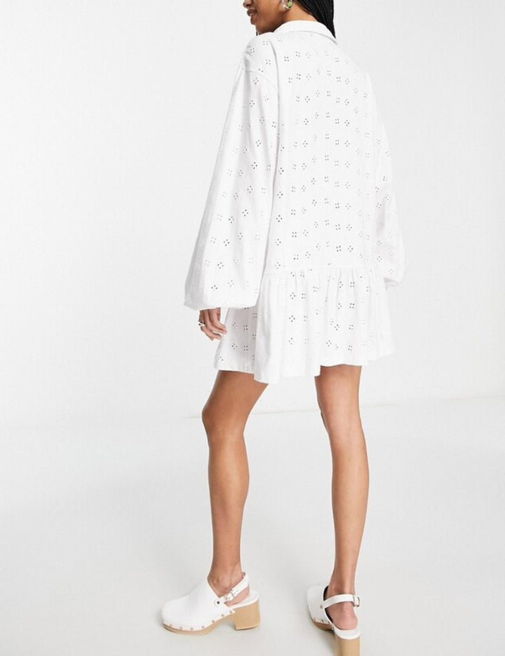 ASOS mini ruha, fehér