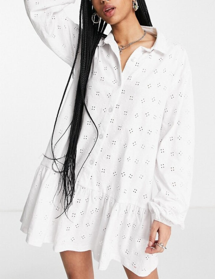 ASOS mini ruha, fehér