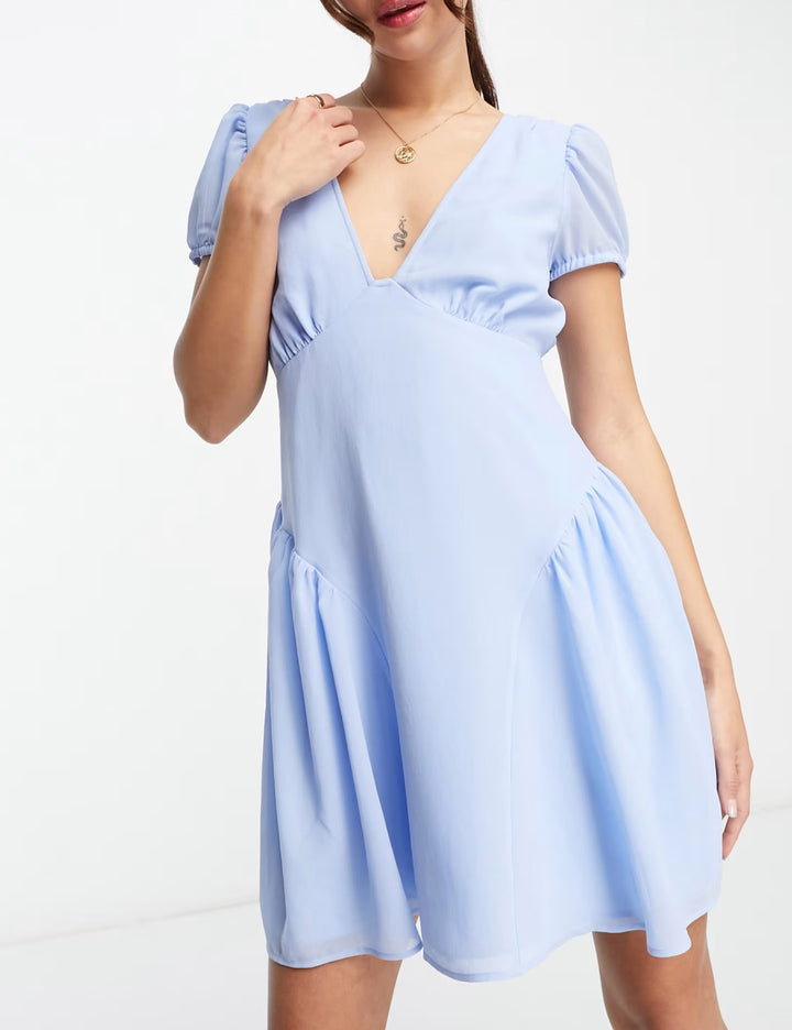 ASOS kék miniruha