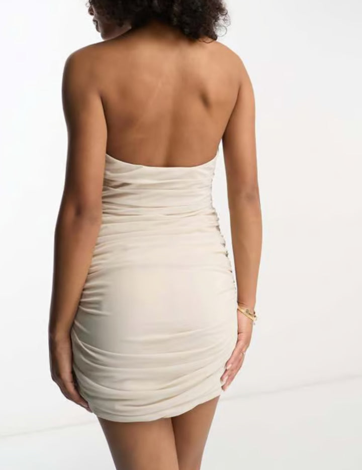 ASOS bézs miniruha