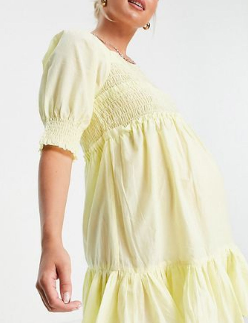 ASOS mini ruha, sárga