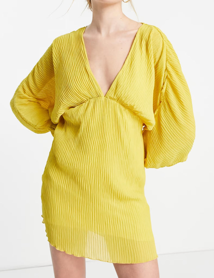 ASOS Mini Dress, Yellow