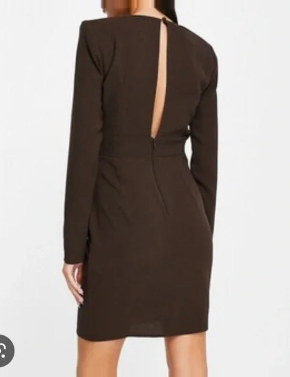 ASOS mini ruha, barna