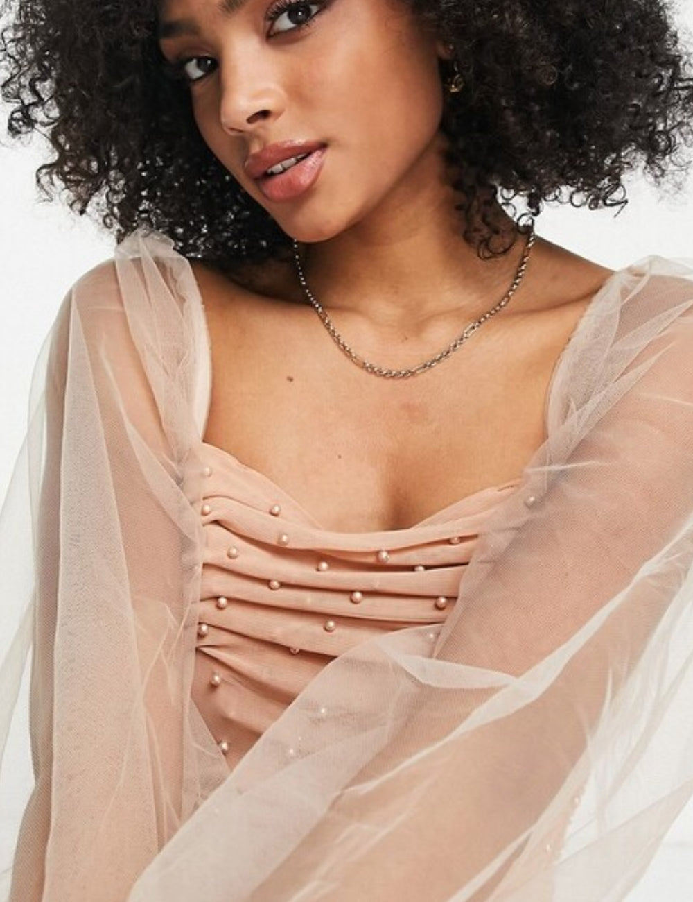ASOS mini ruha, barna