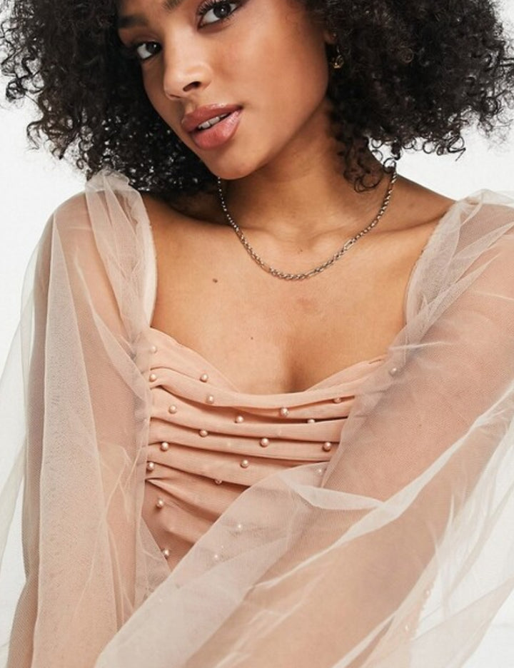 ASOS mini ruha, barna