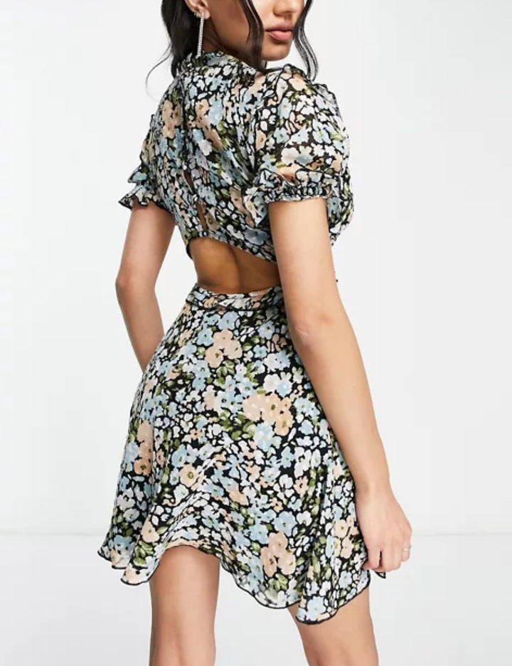 ASOS mini ruha, mix színek