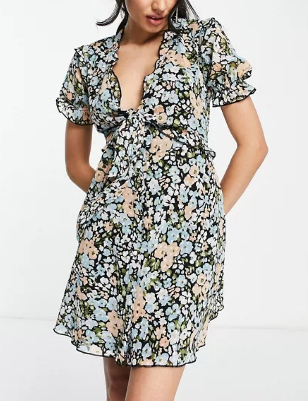 ASOS mini ruha, mix színek