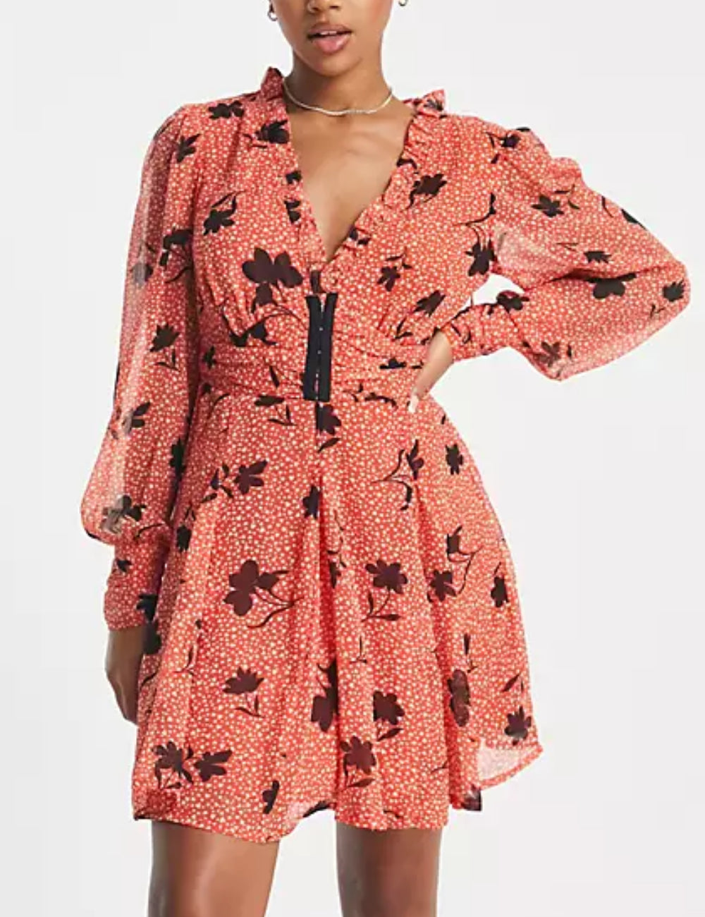 ASOS mini dress, mixed colors