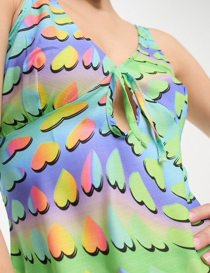 ASOS mix colour mini dress