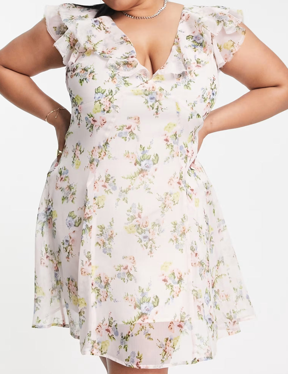 ASOS mini dress, mixed colors